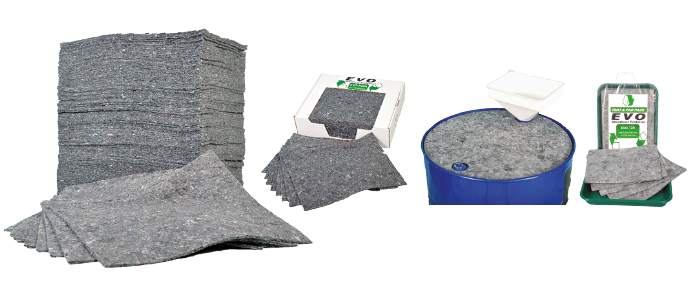 EVO Recycled® absorbent pads